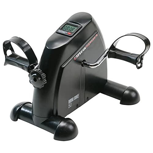 Ultrasport Mini Bici, Compact Cyclette Esercitatore, per Braccia e Gambe Esercitatore a Pedale, Ideale per Anziani