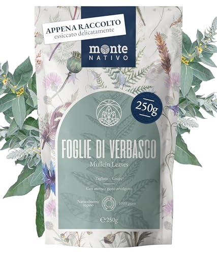 Tè di Verbasco Monte Nativo (250g) – Foglie di verbasco delicatamente essiccate – Tisana sfusa 100% naturale e senza additivi – Tisana aromatica per un’infusione deliziosa