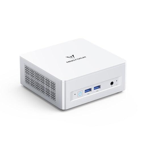 MINISFORUM UM880 Plus Mini PC con AMD Ryzen 7 8845HS (8C/16T, fino a 5,1 GHz),Mini Computer Radeon 780M Graphics 32GB DDR5 1TB PCIe4.0 SSD,OCuLink,5 USB Porte, Triplo Display con HDMI+DP+USB4