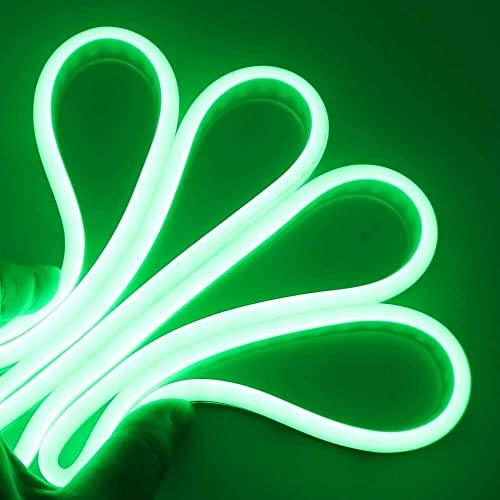 Teramo led Striscia Neon 5 Metri 12V IP65 Impermeabile Verde