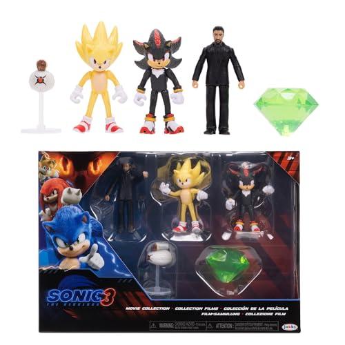 Sonic 3 Movie Action Figures - Confezione multipla da 6,3 cm di Wave 2