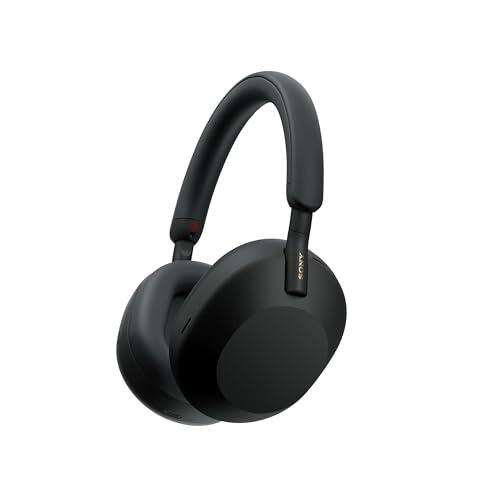 Sony WH-1000XM5SA | Cuffie Premium Noise Cancelling Wireless, con Custodia Morbida inclusa, Bluetooth, chiamate nitide, audio hi-res, fino a 30 ore di autonomia, compatibili con iOS e Android – Black