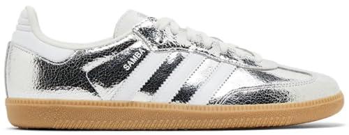 adidas Energy Bounce 2 M, Scarpe da Corsa Uomo, Pelle screpolata metallizzata argento, 39 1/3 EU