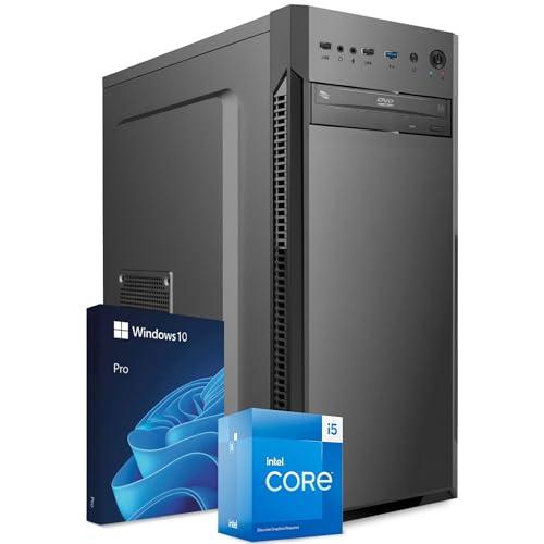 PC Fisso Completo - Computer Desktop Intel Core i5-2400 • RAM 8GB • SSD 240GB • Grafica Integrata Intel HD 2000 • Wi-Fi AC • Masterizzatore DVD • HDMI • USB 3.0 • Windows 10 Pro • Pronto all'Uso