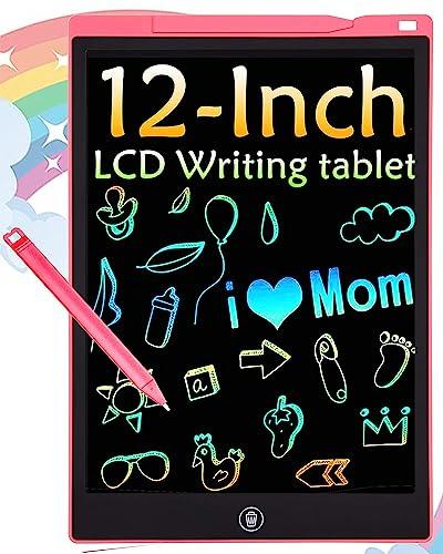 Tavoletta Grafica LCD Scrittura 12 Pollici, Elettronica Tavoletta Grafica Lavagna Portatile da Disegno con Penna per Bambini Progettista Studenti Famiglia Ufficio