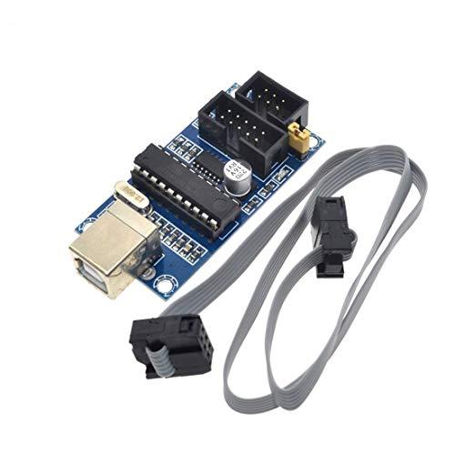Hailege USBTiny USBtinyISP AVR ISP Programmer 6/10 Pin Bootloader per AVR IDE Bootloader