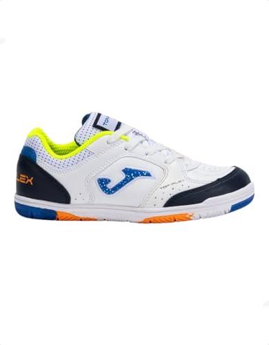 Joma Top Flex JR Scarpe Calcio Sala Bambino TPJW2502IN, bianco, 36 EU