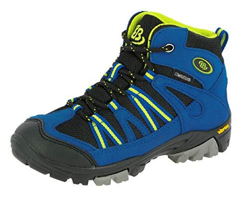 Brütting Ohio High, Scarpe da Arrampicata Alta, Unisex - Bambini e ragazzi, Blu Blue Black Lemon, 36 EU