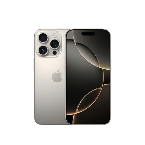 Apple iPhone 16 Pro 512 GB: Telefono 5G con Controllo fotocamera, Dolby Vision 4K a 120 fps e un’autonomia senza precedenti. Compatibile con AirPods; Titanio naturale