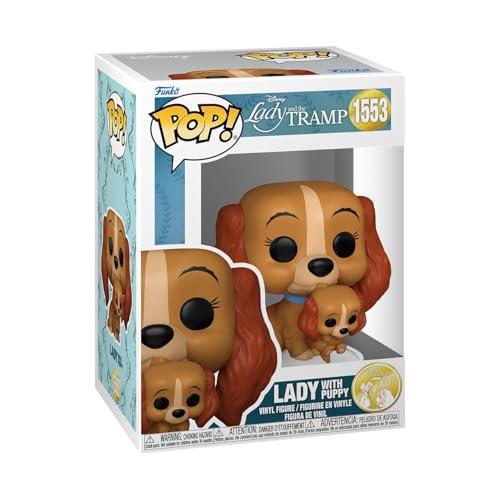 Funko POP! Disney: Lady & The Tramp - Lady With Puppy - Lady And The Tramp - Lilli e il Vagabondo - Figura in Vinile da Collezione - Idea Regalo - Merchandising Ufficiale - Movies Fans
