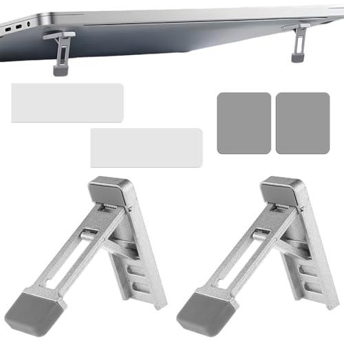 THQAE 2 Pezzi Supporto per Tastiera, Supporto Regolabile su 3 Livelli per Tastiera Portatile, Supporto per Tastiera Rialzata, Compatibile con la Maggiore Parte dei Laptop e Tastiere