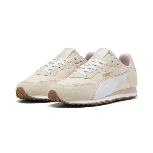 PUMA St Miler Rose, Scarpe da Ginnastica Donna, Gum Bianco Avorio Satinato, 39 EU