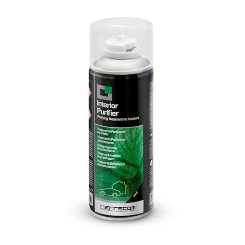 Errecom Interior Purifier, Spray Igienizzante Climatizzatore Auto e Abitacolo | Neutralizza Odori Persistenti e Contaminanti | Azione Rapida One-Shot | Aria Pulita a Lunga Durata | 200 ml Menta