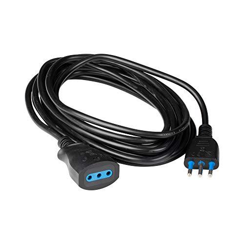 Poly Pool PP0381.1S Prolunga 3 m, Spina e Presa 10 A, Nero