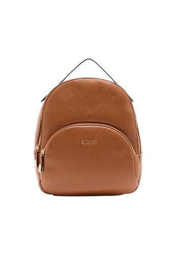 LIU JO Zaino comodo, pratico e capiente con chiusura zip. Possiede due tasche interne di cui una con zip ed una tasca frontale con zip. Presenta spallacci comodi e regolabili con fibietta e manico sup