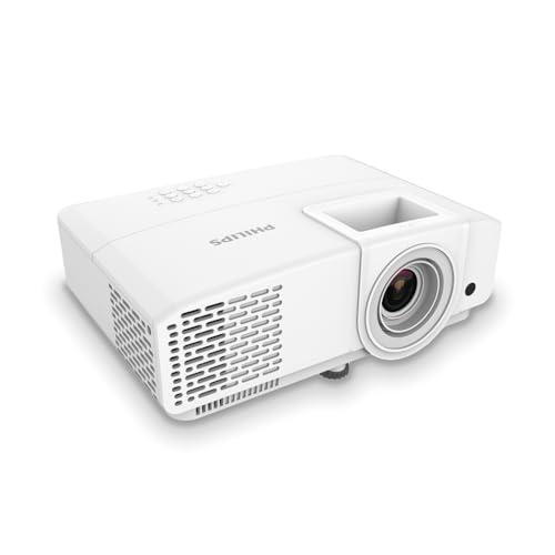 Philips, Propix 650, Proiettore Professionale, DLP, Home Theatre, Correzione delle immagini avanzata, WXGA 1280 x 800 Pixel, Lumen: 4000 ANSI, Bianco, 2,5 kg