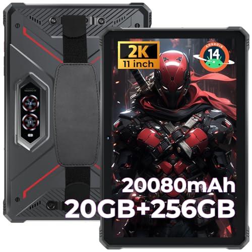 HOTWAV R9 Pro 2025 Tablet Rugged 11 pollici Android 14 Tablet Robusto 2K 20080mAh, 20GB+256GB (2TB TF) Tablets, 64MP+16MP Octa-Core IP6869K Tablets Impermeabile 4G Dual SIM 5G WiFi Face ID/OTG/GPS