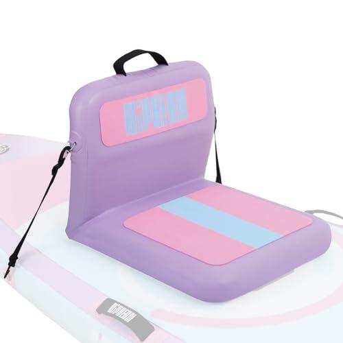 Niphean Sedile SUP Gonfiabile con Supporto Posteriore, Sedile per Sup Robusto per Tavole Gonfiabili, Canoa, Barca, Kayak, Adulti e Bambini, Non Sono Necessarie Cinghie, Semplice Confortevole