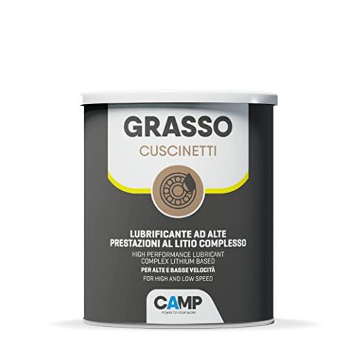 CAMP Grasso Cuscinetti - Grasso al Litio per Cuscinetti e Rulli ad Alto Potere Additivo, Grasso Lubrificante con Proprietà Antiruggine e Antiusura - Resiste a Vibrazioni e Centrifugazione, 1 kg