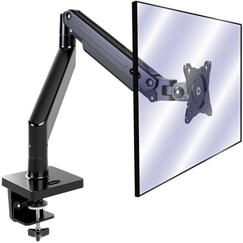 Invision Supporto Braccio Monitor per Schermi 24-40 pollici Morsetto Tavolo Ergonomico Regolabile in Altezza VESA 75-100mm 2-15kg (MX450)
