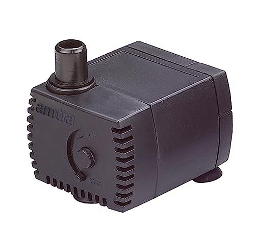 Amtra Stream 230 - Pompa sommergibile per acquario, portata d'acqua regolabile, 230 lt/h - 1,9W - 230v, per Fontanella Gatti, Laghetti e Fontane