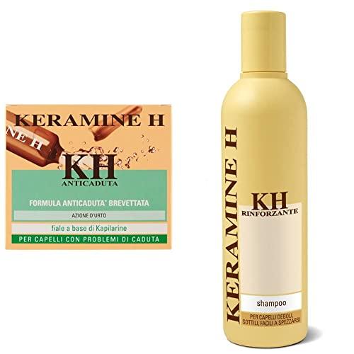 Keramine H Fiala Anticaduta per Capelli, 12 x 6ml