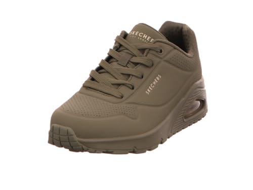 Skechers Uno Stand On Air, Sneaker Donna, Olive Durabuck, 41 EU