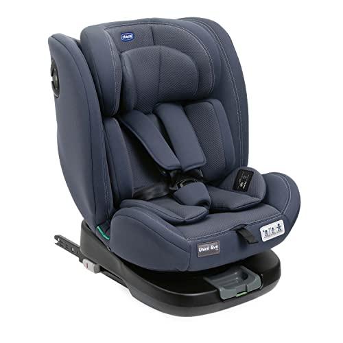 Chicco Unico Evo I-Size, Seggiolino Auto 0-36 Kg, omologato ECE R129/03,  Isofix Girevole A 360° E Reclinabile, Gruppo 0+/1/2/3 Da 0 A 12 Ann