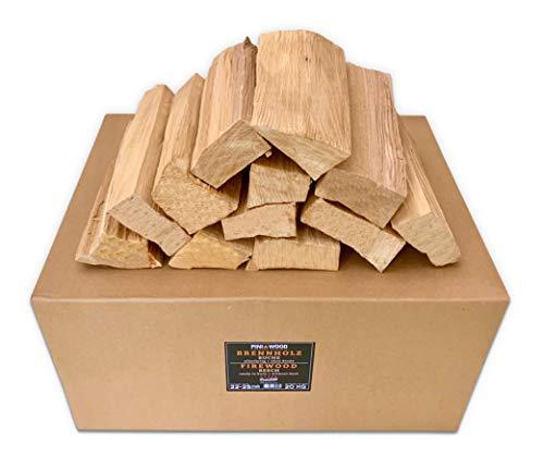 PINI - Legna da ardere senza corteccia, legno di faggio, 20 kg, circa 25 cm per forno per pizza, barbecue, camino, braciere