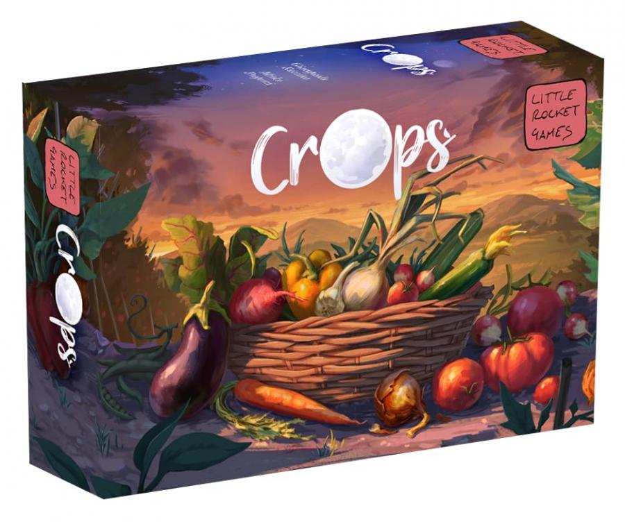 CROPS Gioco di Carte Strategico, Italiano e Inglese, Little Rocket Games