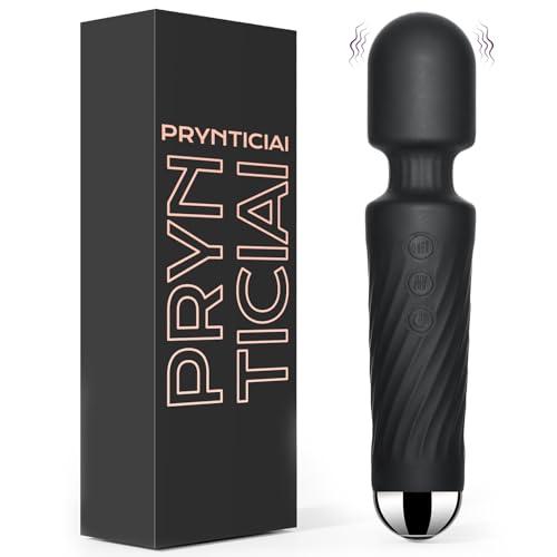 Vibratore - Stimolatore Clitoride Femminile con 8 Velocità e 20 Modalità,Sex Toys Vibratoreper Donna Professionale, PRYNTICIAI Vibratoreper Donna Clotoride (Nero)