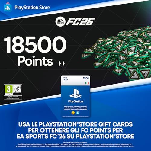 PlayStation Store Gift Card for FC 26 Ultimate Team - 18500 FC Points - PS4/PS5 Download Code - IT Account