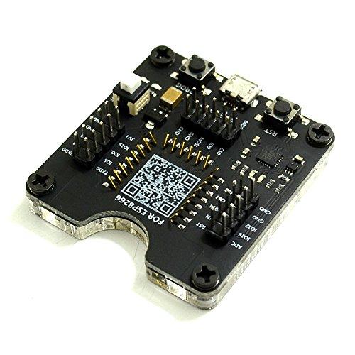 iHaospace Scheda minima di sviluppo del sistema della scheda di prova del dispositivo del bruciatore ESP8266 per il modulo di serie ESP-12S/ESP-12E/ESP-12F/ESP-07