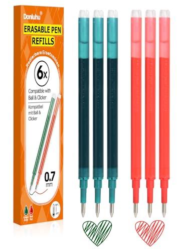 14 Pezzi Ricariche per Penna Cancellabile,Compatibile con Pilot FriXion Ball & Clicker, 0.7 mm, Blu, 400m Lunghezza di scrittura, Pratico per la scuola e la vita di tutti i giorni