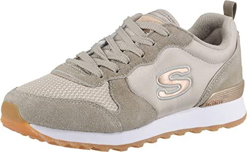 Skechers Og 85 Goldn Gurl, Sneaker a Collo Basso Donna, Gray Taupe, 38 EU