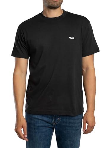 Vans Uomo T-Shirt con Logo sul Petto Sinistro, Black, M