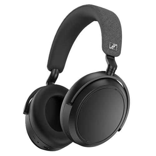 Sennheiser MOMENTUM 4 Wireless: Cuffie Bluetooth, cancellazione adattiva del rumore, 60 h di autonomia, suono personalizzabile, nero, Over-Ear