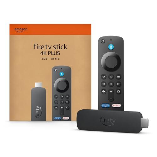 Fire TV Stick 4K Plus di Amazon, dispositivo per lo streaming con supporto per Wi-Fi 6, Dolby Vision/Atmos e HDR10+