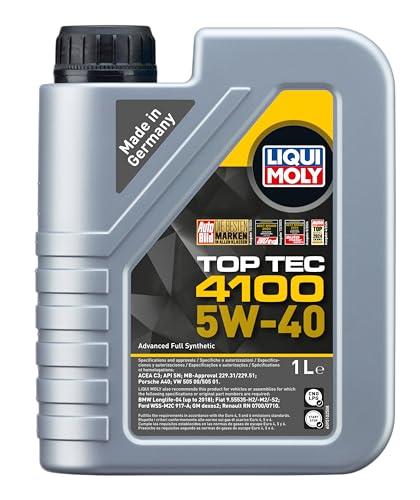 LIQUI MOLY | Top Tec 4100 5W-40 | 1 L | Oli motore | Tecnologia sintetica | SKU: 9510
