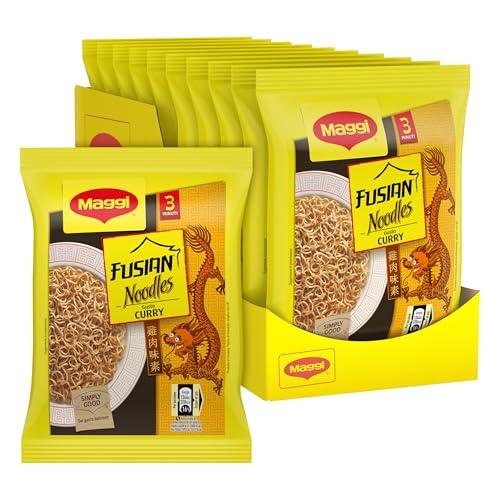 MAGGI Fusian Noodles Curry, 10 confezioni da 71g (710g)