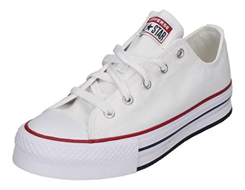 Converse Scarpe Chuck Taylor all Star Eva Lift Platform Ox Taglia 38.5 Codice 272858C Bianco