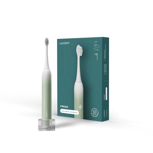 Be Lucent Prism Sonic - Spazzolino elettrico Sonic con accensione automatica, timer intelligente, 3 modalità di pulizia, sensibilità alla pressione, durata della batteria di 60 giorni, impermeabile
