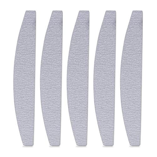 Kafeiya Lime per Unghie Professional(5 Pezzi),Lime per Unghie Grana 100/180 Lavaggio Bilaterale Lavabile per Uso Domestico e Salone-Grigio