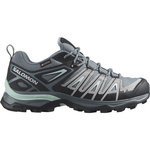 Salomon X Ultra Pioneer Gore-Tex Scarpe Impermeabili Escursionismo da Donna, Qualsiasi condizione meteo, Tenuta del piede sicura, Stabilità e ammortizzazione, Stormy Weather/Alloy/Yucca, 40 EU