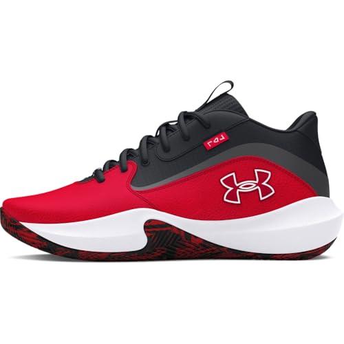 Under Armour Uomo Lockdown 7 Scarpe da Ginnastica, Rosso Nero Rosso, 42.5 EU