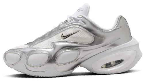 NIKE Wmns Air Max Muse, Sneaker Donna, White Metallic Silver Pure Platinum, 43 EU