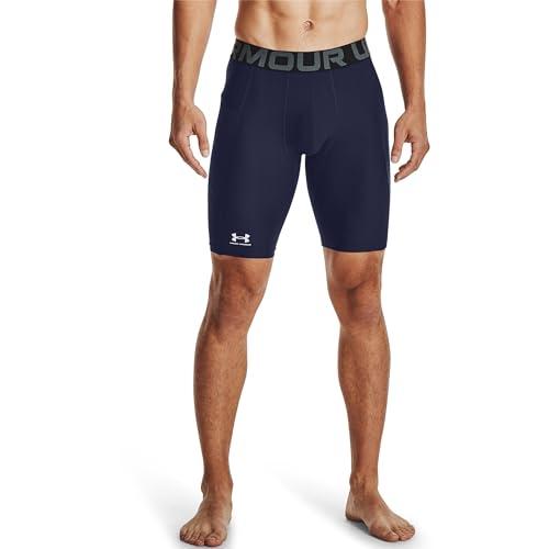 Under Armour Uomo UA HG Armour Lng Shorts, Shorts Uomo a Compressione, Pantaloncini Palestra Uomo con Tecnologia Assorbi-sudore, Pantaloncini Uomo Sportivi e Leggeri