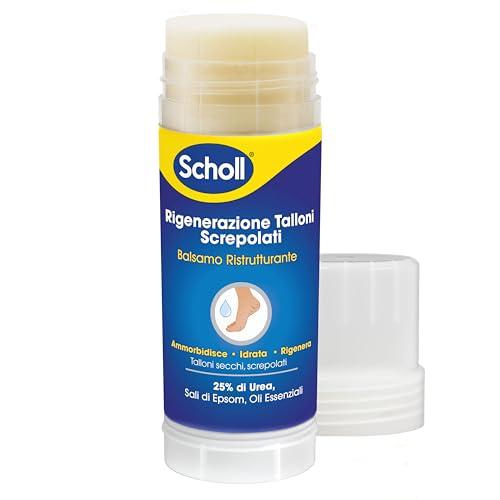 Scholl Balsamo Stick Riparatore per Talloni Screpolati, Ammorbidisce, Idrata e Ripara i Piedi Secchi e Screpolati con il 25% di Urea, Sali di Epsom e Oli Essenziali, Senza Bisogno di Usare le Mani