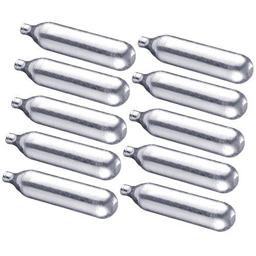 10 Pezzi Bombolette CO2 Bomboletta per Softair GAS Ricarica Pistola 12 Grammi