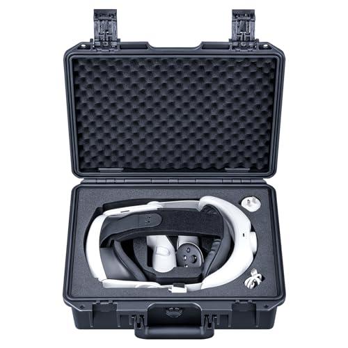 Lykus Titan OQ210 Valigia Custodia Case impermeabile per Quest 3S/Quest 3 e fascia per la testa Kiwi Design K4 con batteria, migliore protezione [SOLO VALIGIA]